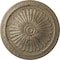 Ekena Millwork Alexa Ceiling Medallion (Fits Canopies up to 3"), Hand-Painted Gobi Desert Crackle, 15"OD x 1 3/4"P CM14AXGDC - alternate 1